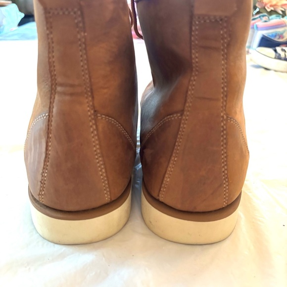 NWOT Gravel Gear Vibram Brown Moc leather boots brown camel lined SZ 12 main image 11
